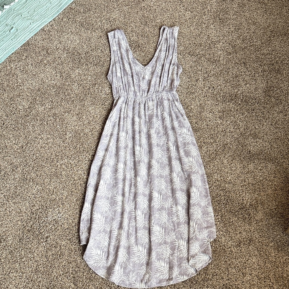 Elegant Gray High Low Dress